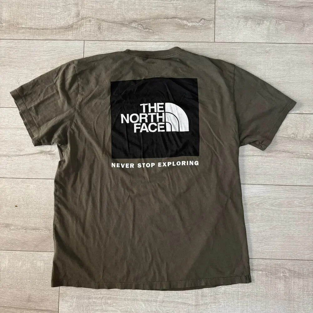 The North Face Men's Box NSE T-Shirt Medium Olive Green